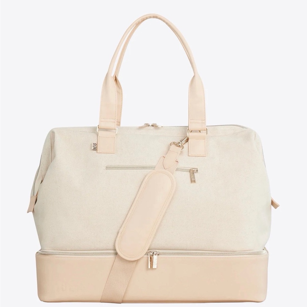 Beis The Weekender Bag in Beige